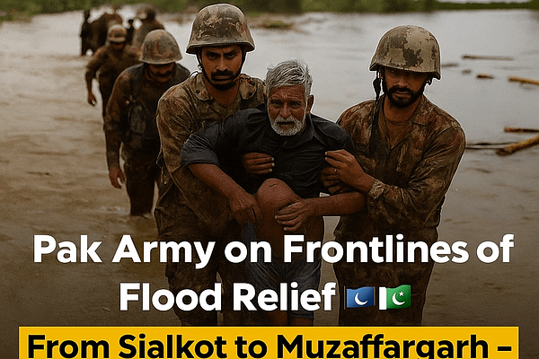 Pakistan Army Intensifies Flood Relief Efforts Across Punjab