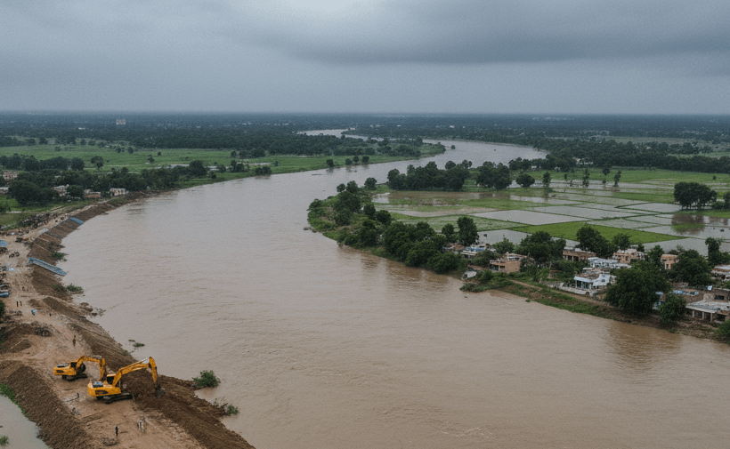 Flood Alert in Multan: Sher Shah Embankment Breach Planned as Chenab River Swells